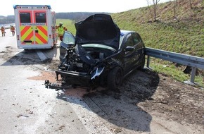 Autobahnpolizeiinspektion: API-TH: Mehrere verletzte Personen nach Unfall auf der Autobahn 9