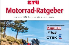 GTÜ Gesellschaft für Technische Überwachung mbH: GTÜ: Tipps zum Start in die Motorradsaison 2018