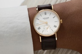 NOMOS Glashütte/SA Roland Schwertner KG: El clásico imprescindible: Ludwig oro 33, el nuevo reloj para mujer de NOMOS Glashütte