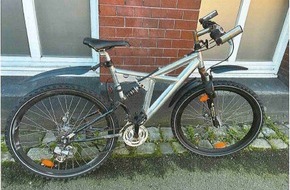 Polizei Bremerhaven: POL-Bremerhaven: Eigent&uuml;mer eines silbernen Mountainbikes gesucht