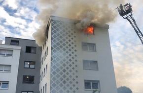 Feuerwehr Dortmund: FW-DO: 13.08.2021 Zeitgleich zwei Wohnungsbrände in Wickede und der Innenstadt
