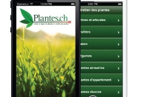 Agence Virtuelle SA: Plantes.ch lance une app iPhone pour le jardinage, réalisée par Agence Virtuelle SA, avec conseils d'entretien et météo à 15 jours