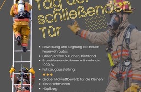 Freiwillige Feuerwehr Kalkar: Feuerwehr Kalkar: Tag der "schließenden" Tür am 02.10.2022 bei der Freiwilligen Feuerwehr Kalkar Löschgruppe Wissel