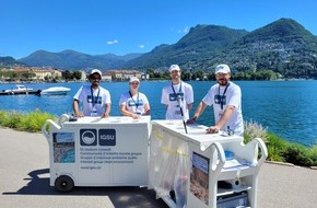 IG saubere Umwelt IGSU: Comunicato stampa: «Lugano: buon umore invece di fastidioso littering»
