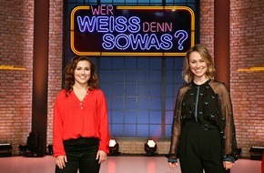 ARD Das Erste: Das Erste: Powerschwestern: Sina und Sarah Tkotsch bei "Wer weiß denn sowas?" / Das Wissensquiz vom 3. bis 7. Mai 2021, um 18:00 Uhr im Ersten