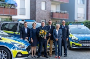 Kreispolizeibehörde Wesel: POL-WES: Dinslaken - Landrat Ingo Brohl stellt neuen Leiter der Polizeiwache Ost vor/ Korrektur der Bildunterschrift