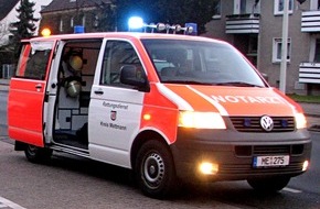 Polizei Mettmann: POL-ME: Fahrradfahrer nach Unfall schwer verletzt - Ratingen - 1812029