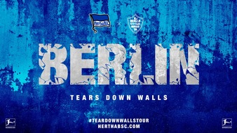 HERTHA BSC GmbH & Co. KGaA  : Hertha BSC US-Tour 2019 // BERLIN TEARS DOWN WALLS
