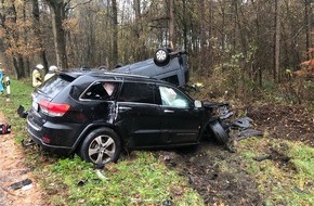 Polizei Steinfurt: POL-ST: schwerer Verkehrsunfall auf dem Postdamm in Höhe Guntruper Straße Mehrere Verletzte