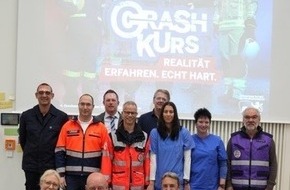 Polizeipräsidium Südhessen: POL-DA: Darmstadt: Crashkurs Hessen - Realität Erfahren. Echt hart. / Verkehrsunfallprävention an Darmstädter Schule