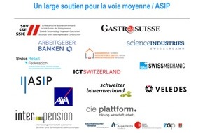 ASIP - Schweizerischer Pensionskassenverband: Communiqué de l'ASIP sur la réforme de la LPP (LPP 21): Une majorité en faveur d'un financement de la réforme LPP par le biais des provisions existantes plutôt que des prélèvements salariaux