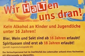 Polizeiinspektion Celle: POL-CE: Weihnachtsmarkt | Kein Alkohol an Kinder und Jugendliche unter 16 Jahren! Wir HALTen uns dran!