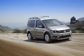 Volkswagen Nutzfahrzeuge - Pressemitteilung: Der neue Caddy - jetzt als Alltrack im Offroad-Look
