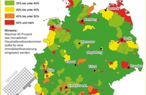 Postbank: Postbank-Studie: Jeder dritte Mieter kann sich Eigenheim leisten / In 85 Prozent der Kreise ist Kauf einer Wohnung wirtschaftlicher als Miete zahlen / Gute Wertentwicklung von Immobilien bis 2025 (FOTO)