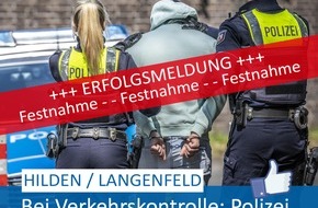 Polizei Mettmann: POL-ME: Verkehrskontrolle wurde zum "Volltreffer": Polizei fasst mutmaßliche Ladendiebe - Hilden/Langenfeld - 2309063