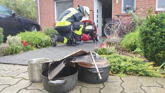 Freiwillige Feuerwehr Celle: FW Celle: Feuer in Küche in Westercelle