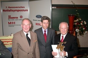 Ford-Werke GmbH: Hans Dietrich Genscher Preis verliehen / Ford-Werke AG sponsort das 7. Hannoversche Notfallsymposium