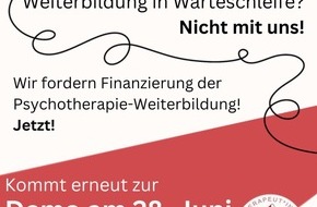 Berufsverband Deutscher Psychologinnen und Psychologen (BDP): BDP-Pressemitteilung zur 1. Lesung zum GVSG im Deutschen Bundestag - Finanzierung der Weiterbildung weiterhin in Gefahr