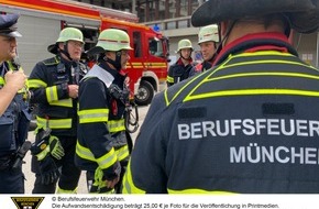 Feuerwehr München: FW-M: Unbekannte Flüssigkeit - Feuerwehreinsatz in Labor (Schwabing)