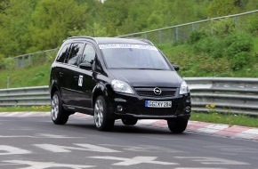 Opel Automobile GmbH: Rundenrekord des Zafira OPC auf der Nürburgring-Nordschleife