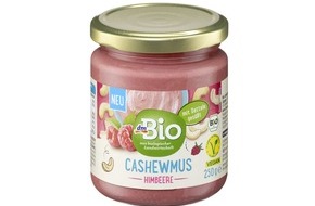dm-drogerie markt: Produktrückruf: dm ruft aus Gründen des Verbraucherschutzes den Artikel "dmBio Cashewmus Himbeere" zurück