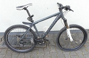 Kreispolizeibehörde Unna: POL-UN: Schwerte - Fahrradeigentümer gesucht - Wer erkennt sein Mountainbike?