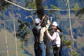 „Waldseilgarten Bad Hindelang“ stärkt Familien-Erlebnis und Ganzjahresangebot - Neue Attraktion mit PLUS-Faktor geht am 23. März in Betrieb