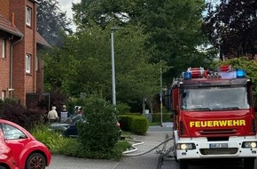 Freiwillige Feuerwehr Aurich: FW-AUR: Rauchmelder ruft Einsatzkräfte rechtzeitig herbei