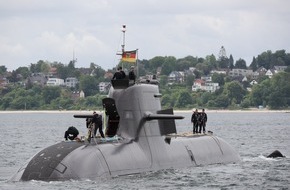 Presse- und Informationszentrum Marine: U-Boot "U35" kehrt aus EU-Einsatz "Irini" wieder