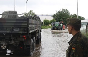 Territoriales Führungskommando der Bundeswehr: Bundeswehr unterstützt im Kampf gegen Hochwasser in Süddeutschland