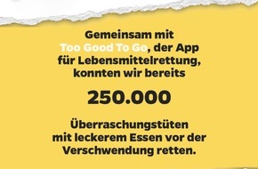 Netto: Netto feiert 250.000 Too Good To Go-Tüten