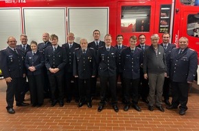Freiwillige Feuerwehr Celle: FW Celle: Jahreshauptversammlung der Ortsfeuerwehr Altenhagen