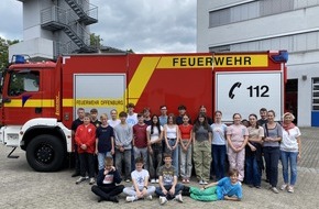 Feuerwehr Offenburg: FW-OG: Schulprojekt: Wie arbeitet eigentlich die Feuerwehr?!?