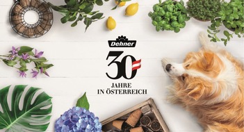 Pressemitteilung: Dehner feiert Jubil&auml;um &ndash; 30 Jahre in &Ouml;sterreich