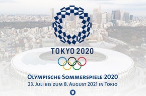 ARD Das Erste: Das Erste: Olympische Spiele in Tokio: 140 Sendestunden im Ersten - 16.000 Sendeplätze im Hörfunk - 1500 Stunden Live-Streaming