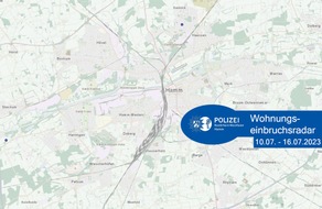 Polizeipräsidium Hamm: POL-HAM: Wohnungseinbruchsradar Hamm für die Woche vom 10. Juli bis 16. Juli