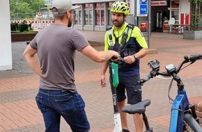 Polizei Bochum: POL-BO: Ein E-Scooter ist ein Kraftfahrzeug und kein Spielzeugroller! Schwerpunktaktion der Bochumer Polizei im Rahmen von "Bochum Total"