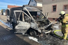 Polizeidirektion Landau: POL-PDLD: Fahrzeugbrand