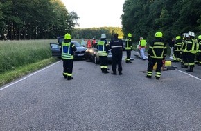 Polizeidirektion Pirmasens: POL-PDPS: Verkehrsunfall mit drei verletzten Personen