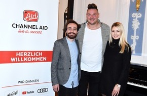 Channel Aid: Channel Aid-Charity legt den Weihnachtsturbo ein und pr&auml;sentiert nach 
Rita Ora jetzt Rapper CRO im Juli 2018 in der Elbphilharmonie Hamburg - Ticketverkauf startet am 15.12.17
