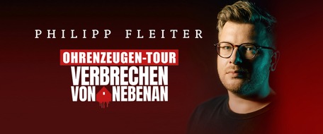 act entertainment ag: Philipp Fleiter - Verbrechen von nebenan - Ohrenzeugentour | 14.09.2025, Volkshaus, Zürich