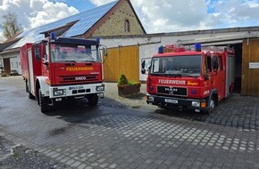 Feuerwehr Ense: FW Ense: Neuer Standort f&uuml;r den SW-2000 im L&ouml;schzug 2 / Aufwertung der L&ouml;schgruppe Oberense durch zus&auml;tzliches Fahrzeug