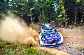 Ford-Werke GmbH: M-Sport steht in Wales kurz vor dem Gewinn beider Rallye-WM-Titel für den Fiesta WRC (FOTO)