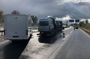 Polizeidirektion Landau: POL-PDLD: A65/AS B10 - Fehler bei Wiedereinscheren führt zum Verkehrsunfall