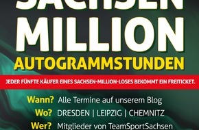 Sächsische Lotto-GmbH: Neue SACHSEN MILLION - Verkaufsstart am 1. November