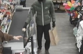 Polizeidirektion Flensburg: POL-FL: Flensburg: &Ouml;ffentlichkeitsfahndung nach Raub&uuml;berfall auf TEDi-Markt