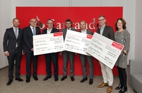 Santander Consumer Bank AG: 15 000 Euro für Hilfsorganisationen: Santander zeigt soziales Engagement