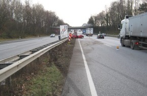 Polizeiinspektion Harburg: POL-WL: Verkehrsunfälle auf BAB 1und 7 // eine schwer verletze Person