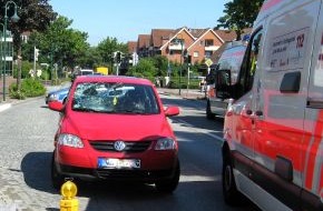 Polizeiinspektion Harburg: POL-WL: Fußgängerin lebensgefährlich verletzt