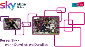 Sky Deutschland: Qualitätscontent auf allen Bildschirmen: Sky präsentiert Multiscreen-Welt auf der dmexco